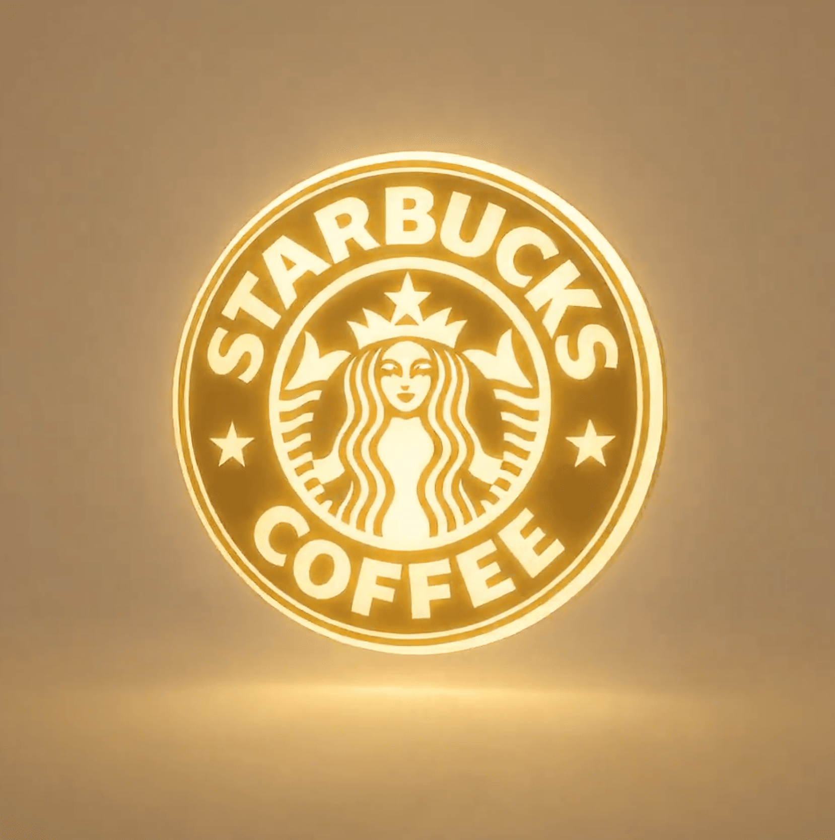 3D Golden Glow Logos — пример 2