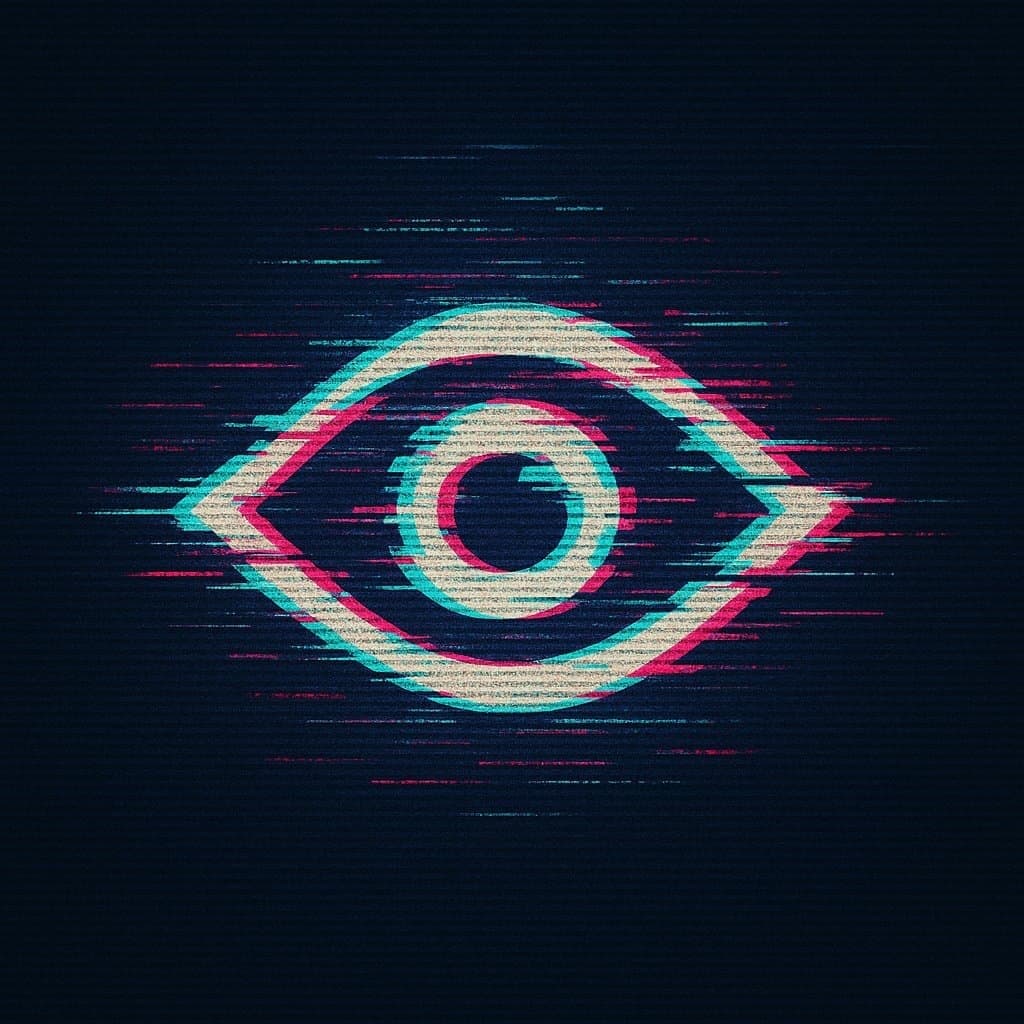 Glitch Vector Logo — пример 1