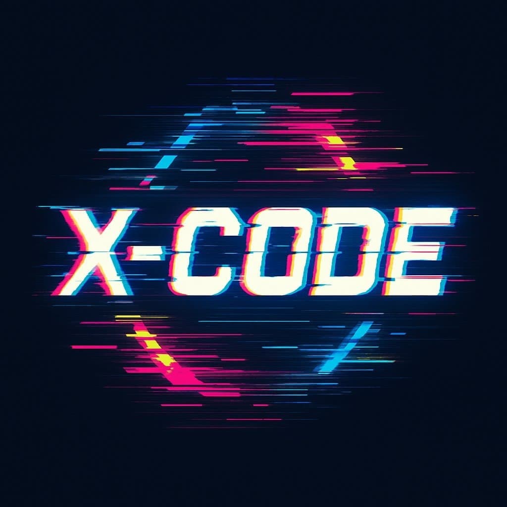 Glitch Vector Logo — пример 4