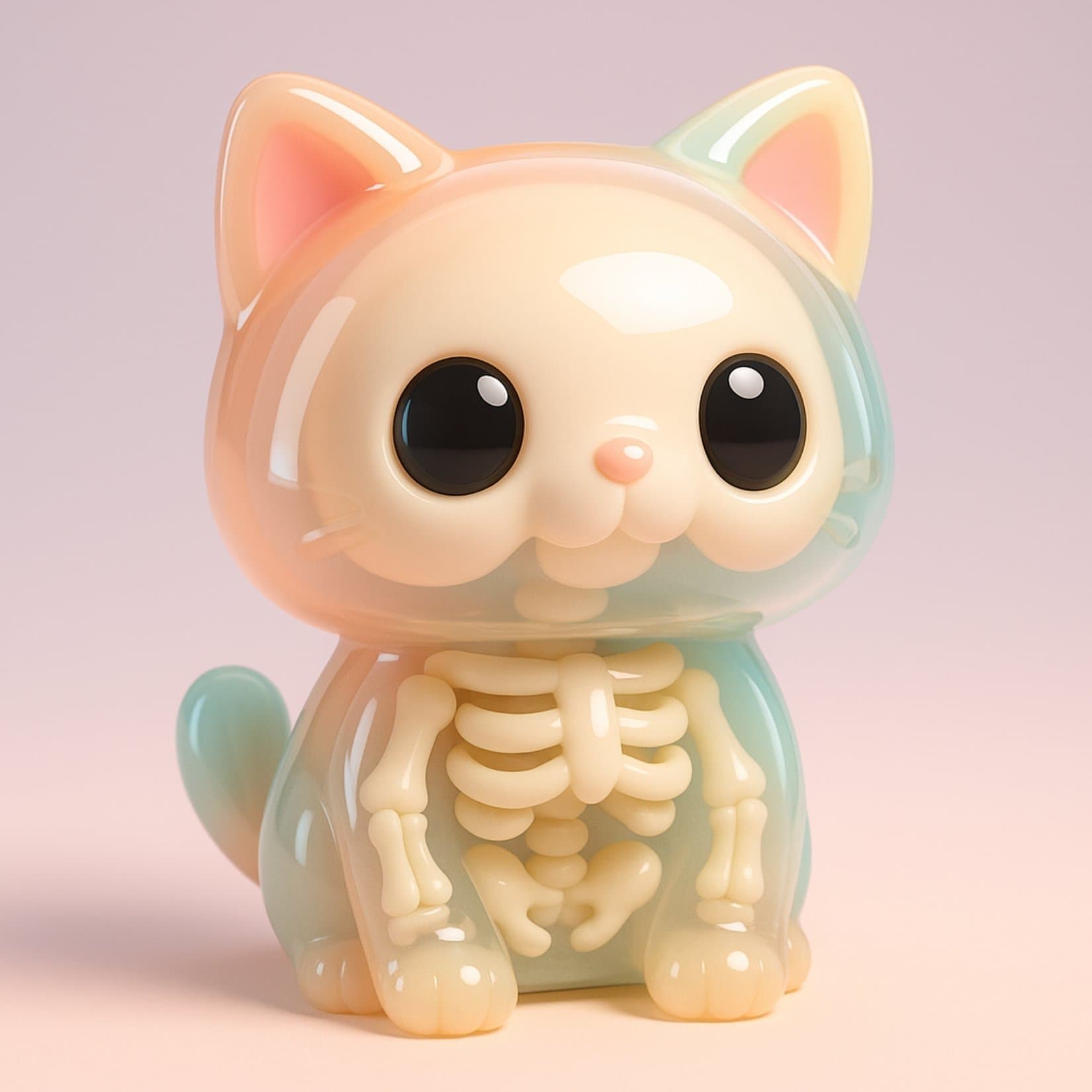 Animals into transparent skeletons — пример 4