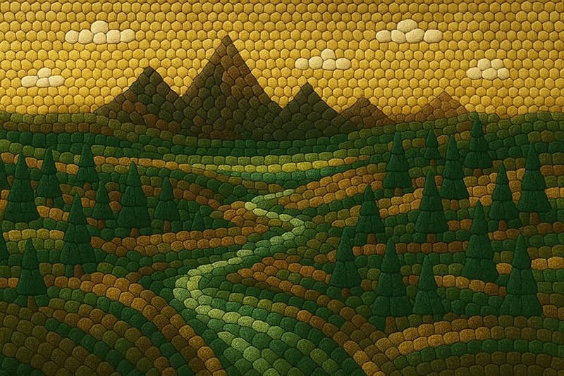 Seed Mosaic Style — пример 1