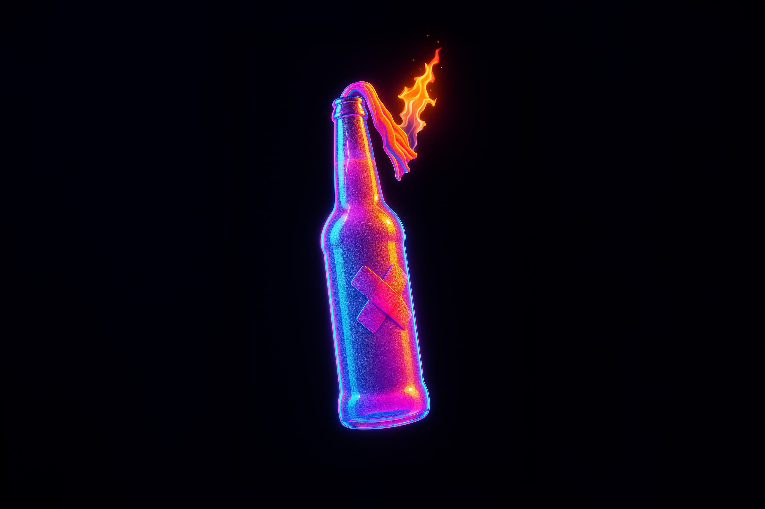 Neon iridescent — пример 3