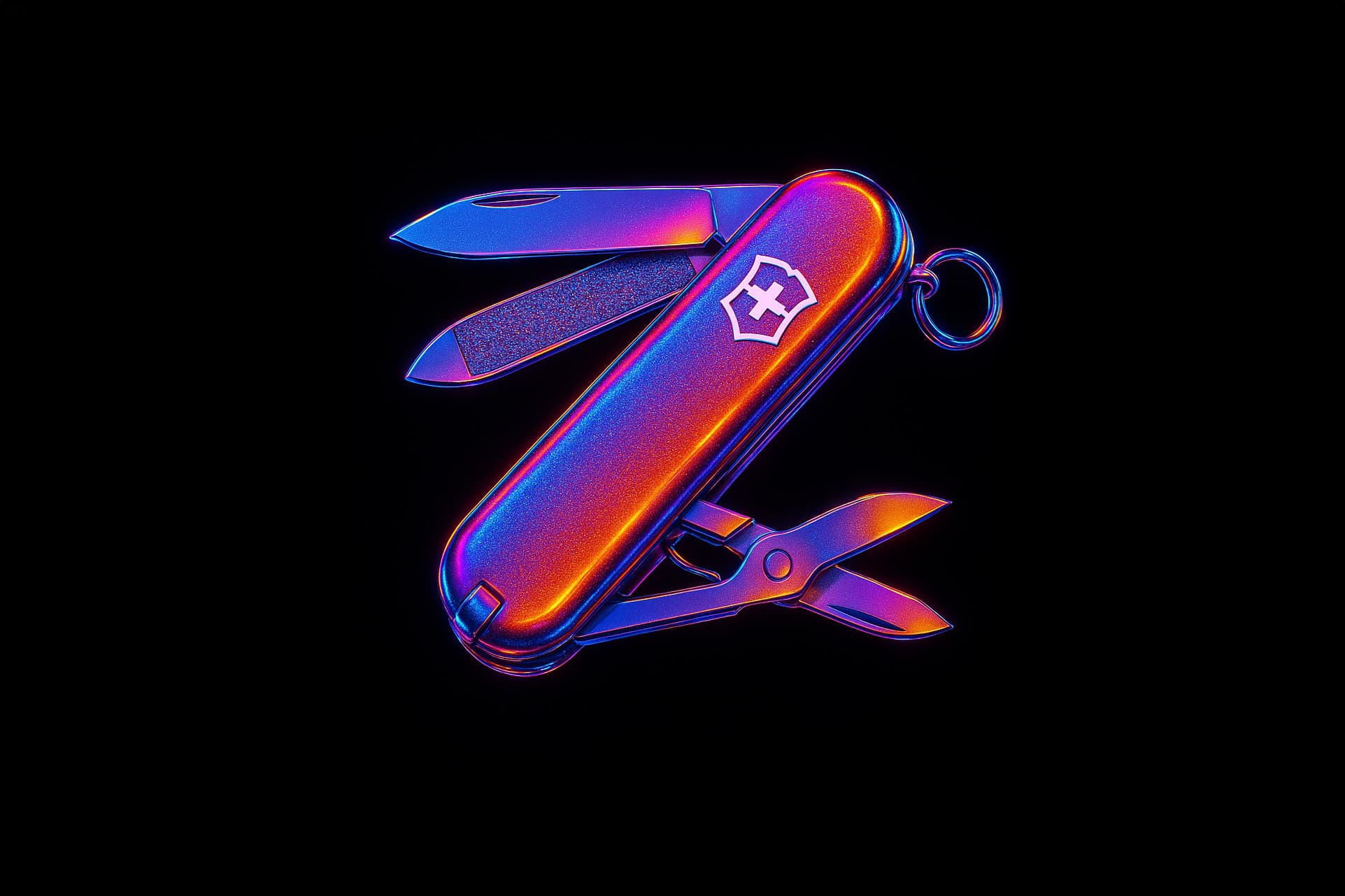 Neon iridescent — пример 4