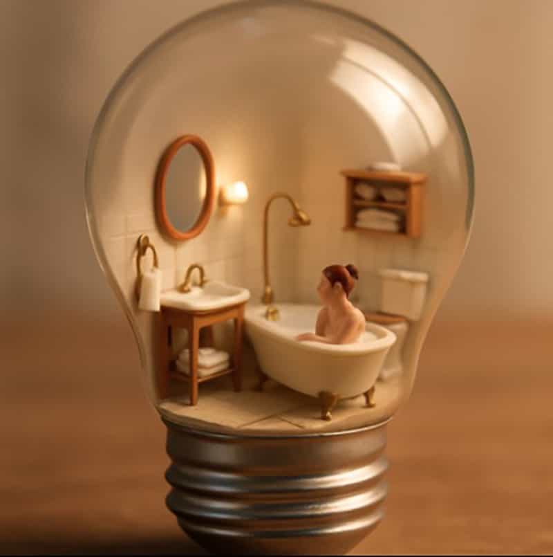 Living inside a light bulb — пример 1