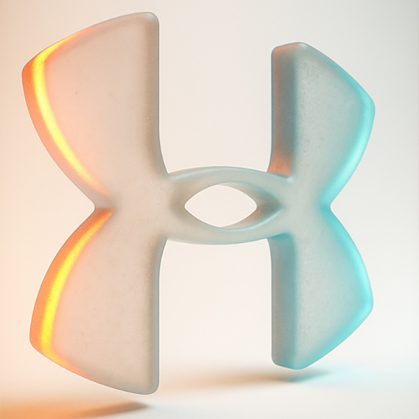 Frosted Translucent Glass Logo — пример 3