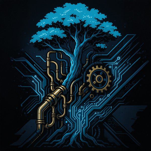 Futuristic illustration of Organic Subject — пример 3
