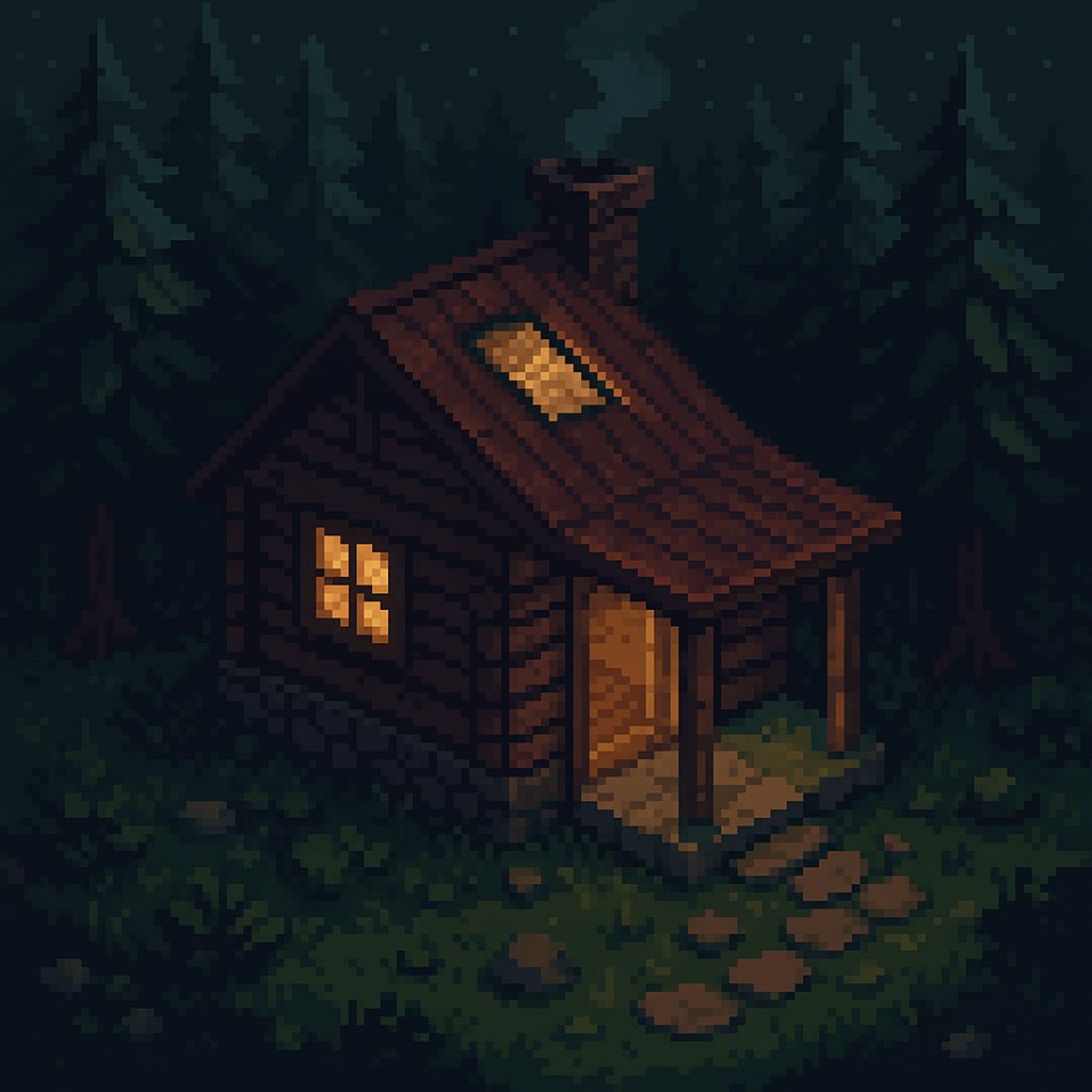 Pixel art scene — пример 2