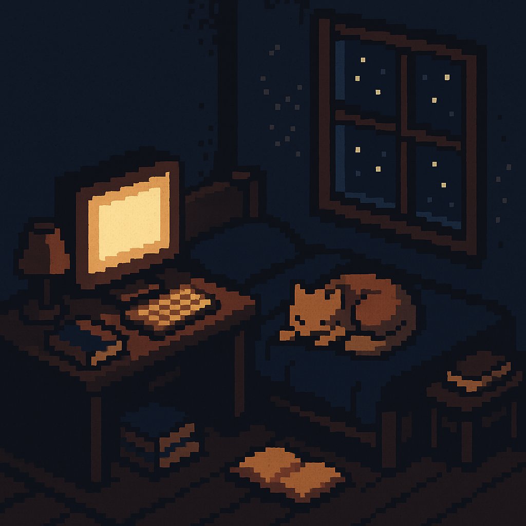 Pixel art scene — пример 3