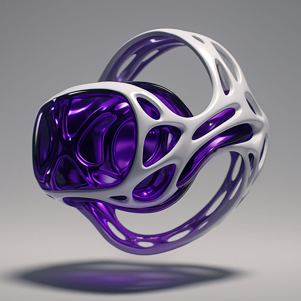 Futuristic 3D Render Creation — пример 1