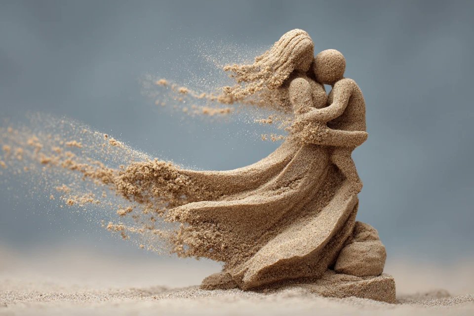 Kinetic Sand Sculpture — пример 2