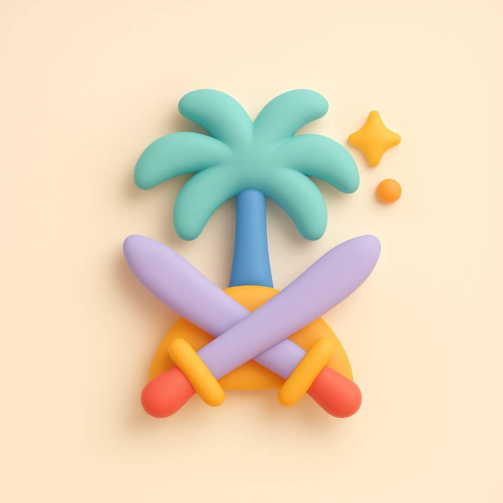 3D icon in a soft playful style — пример 1