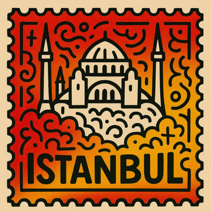 Stamp Illustration in doodle style — пример 3