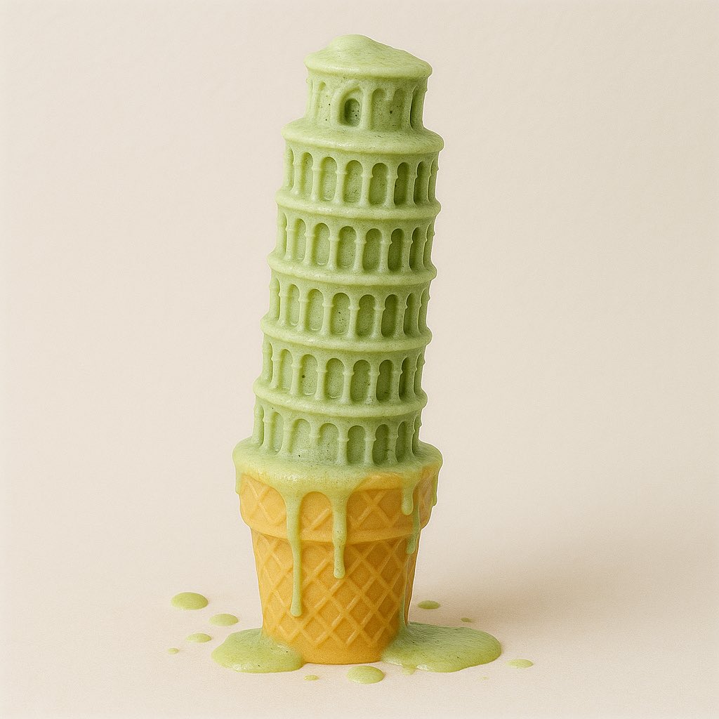 Ice cream sculpture — пример 3
