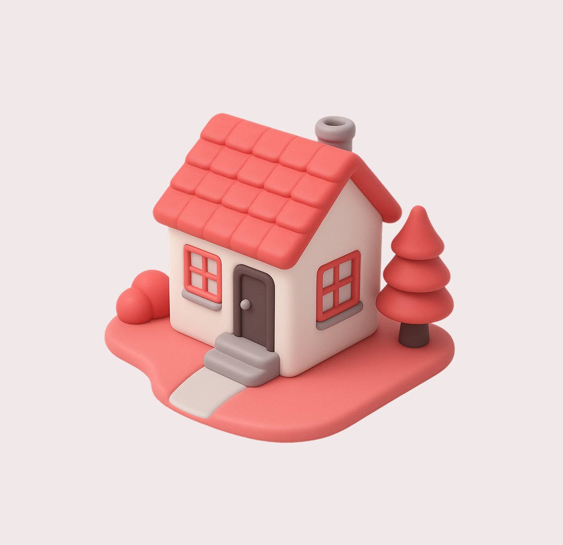 Playful 3D (red and white) — пример 4