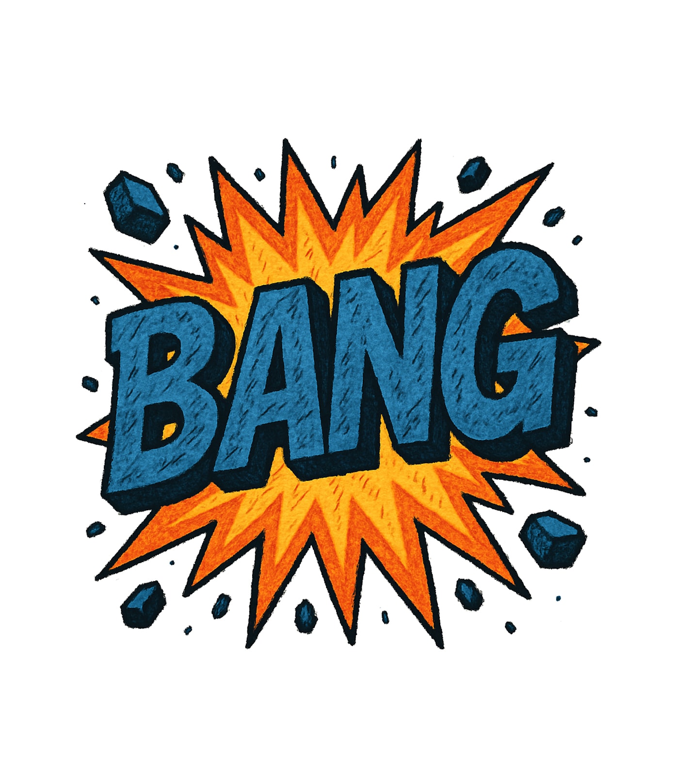 Explosive comic text effect — пример 4