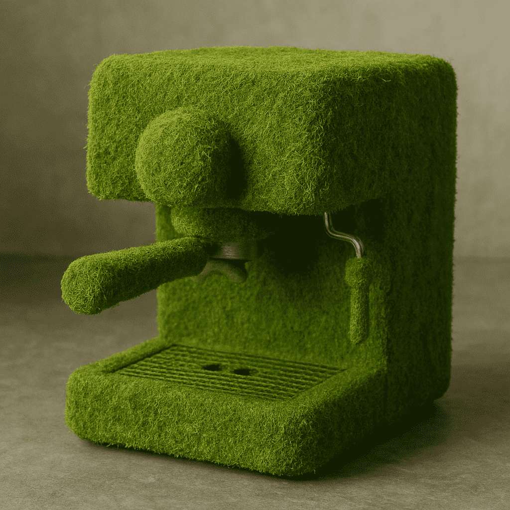 Green moss texture — пример 3