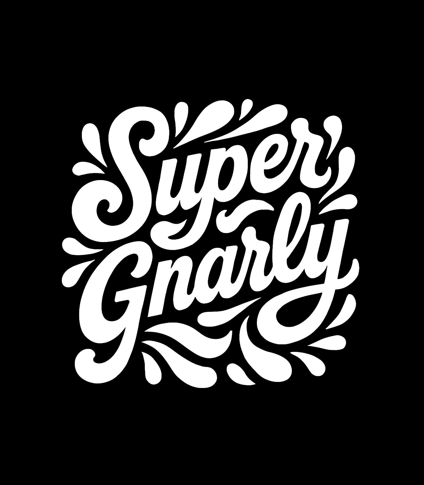 Stylized script lettering — пример 4